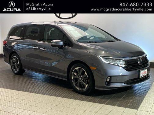 Modern Steel Metallic 2023 Honda Odyssey Elite