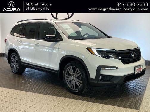 Platinum White Pearl 2022 Honda Pilot AWD Sport