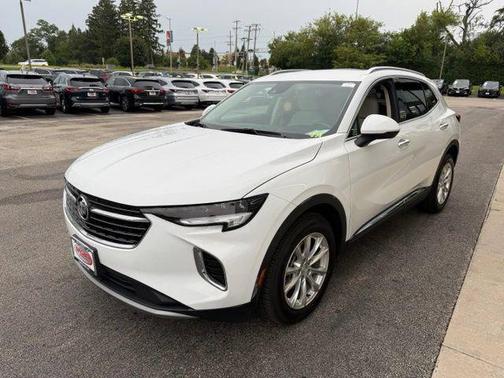 Summit White 2021 Buick Envision AWD Preferred