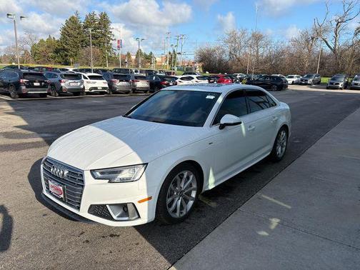 Glacier White Metallic 2019 Audi A4 2.0T Premium Plus