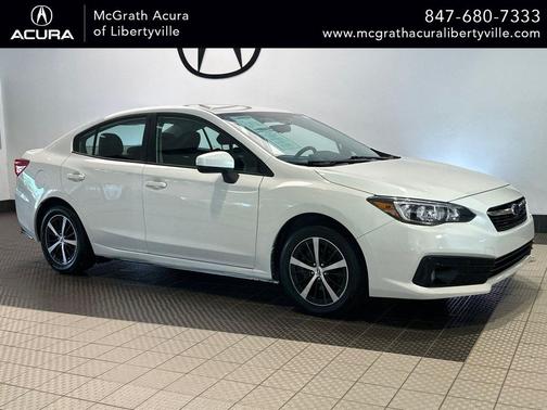 Crystal White Pearl 2023 Subaru Impreza Premium