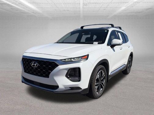 Quartz White 2019 Hyundai SANTA FE Ultimate
