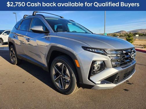 Shimmering Silver 2026 Hyundai TUCSON Hybrid SEL