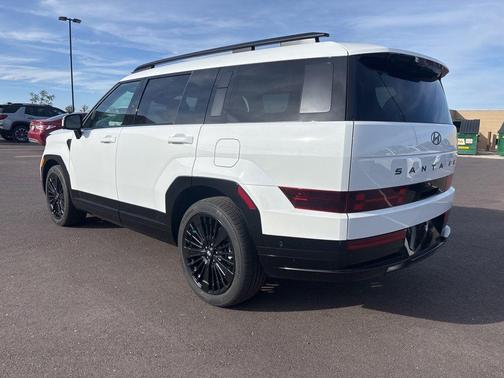 White 2025 Hyundai SANTA FE HEV Calligraphy