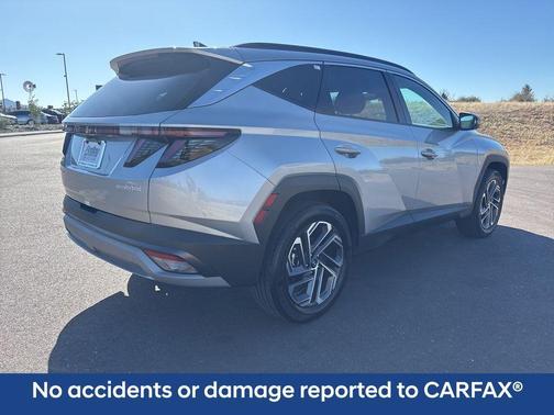Shimmering Silver 2025 Hyundai TUCSON Hybrid Limited
