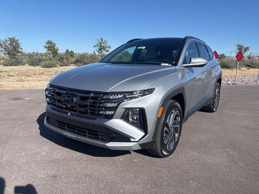 Shimmering Silver 2025 Hyundai TUCSON Hybrid Limited