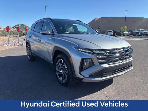 Shimmering Silver 2025 Hyundai TUCSON Hybrid Limited