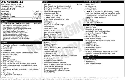 2022 Kia Sportage LX