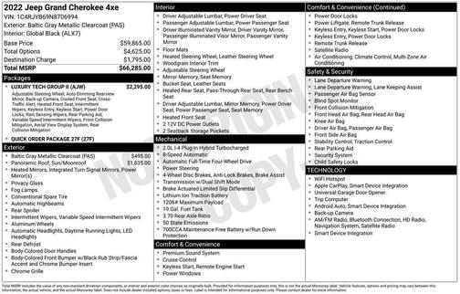 2022 Jeep Grand Cherokee 4xe Base