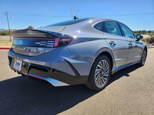 Blue 2026 Hyundai SONATA Hybrid SEL
