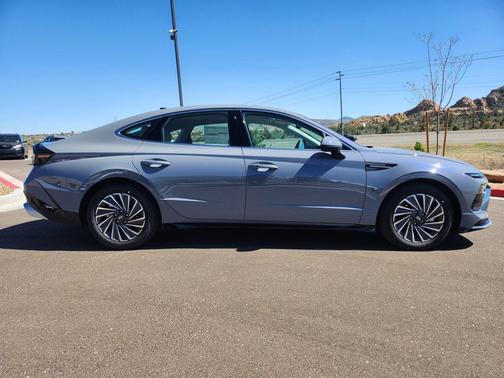 Blue 2026 Hyundai SONATA Hybrid SEL