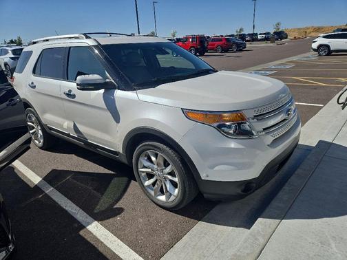 White Platinum Clearcoat Metallic 2013 Ford Explorer Limited