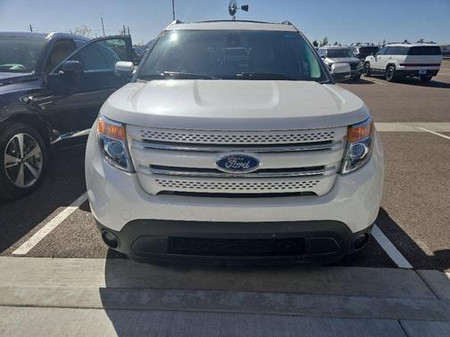 White Platinum Clearcoat Metallic 2013 Ford Explorer Limited