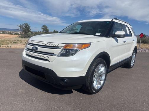 White Platinum Clearcoat Metallic 2013 Ford Explorer Limited