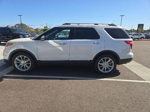 White Platinum Clearcoat Metallic 2013 Ford Explorer Limited