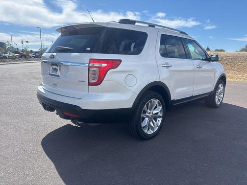 White Platinum Clearcoat Metallic 2013 Ford Explorer Limited