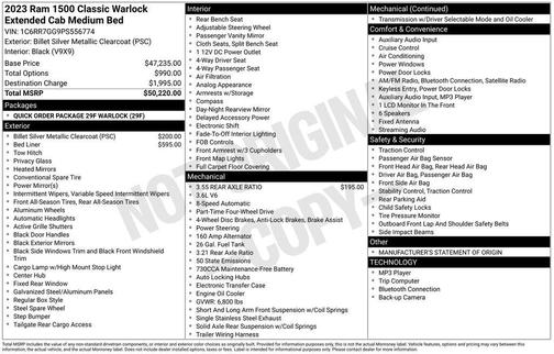 2023 RAM 1500 Classic SLT