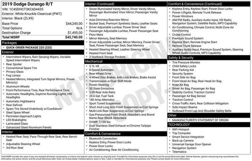 2019 Dodge Durango R/T