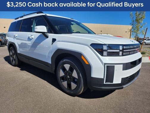 White 2026 Hyundai SANTA FE HEV SEL