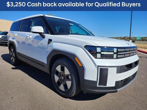 White 2026 Hyundai SANTA FE HEV SE