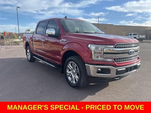 Ruby Red Metallic 2019 Ford F-150 Lariat