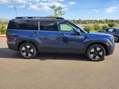 Atlantic Blue 2026 Hyundai SANTA FE HEV SEL