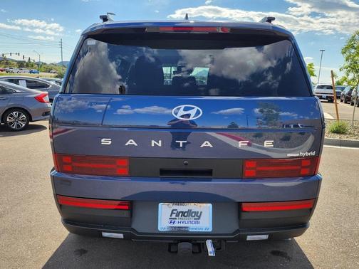 Atlantic Blue 2026 Hyundai SANTA FE HEV SEL