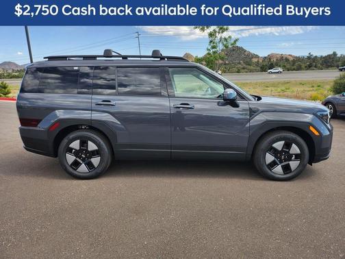 Atlantic Blue 2026 Hyundai SANTA FE HEV SEL