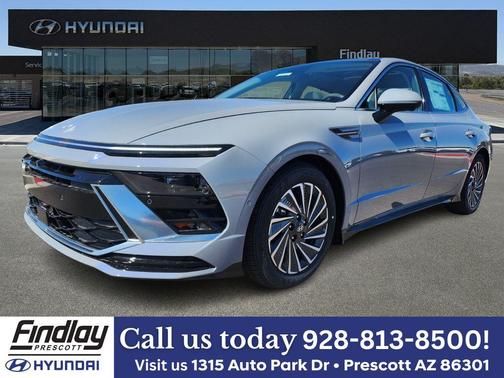 Blue 2026 Hyundai SONATA Hybrid Limited