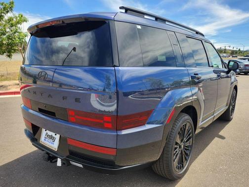 Atlantic Blue 2026 Hyundai SANTA FE HEV Calligraphy