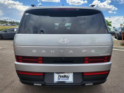 Shimmering Silver 2026 Hyundai SANTA FE HEV SEL
