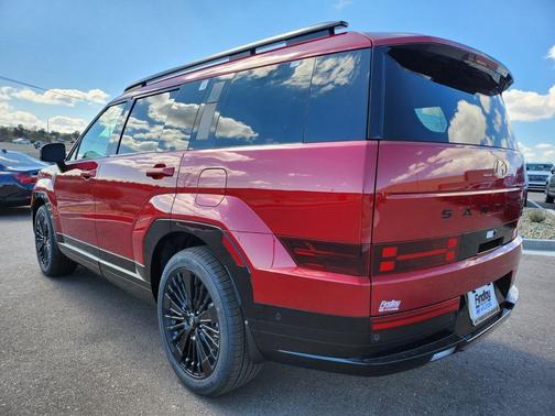 Red 2026 Hyundai SANTA FE HEV Calligraphy