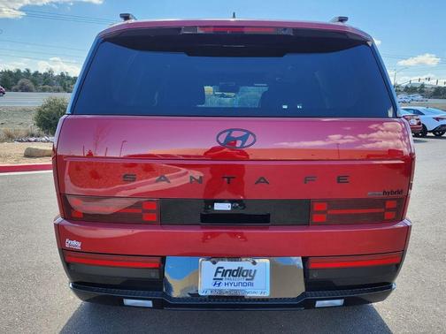 Red 2026 Hyundai SANTA FE HEV Calligraphy