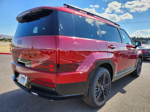 Red 2026 Hyundai SANTA FE HEV Calligraphy