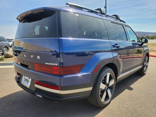 Atlantic Blue 2026 Hyundai SANTA FE HEV Limited