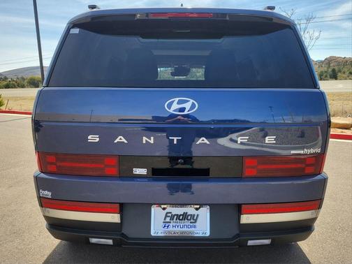 Atlantic Blue 2026 Hyundai SANTA FE HEV Limited