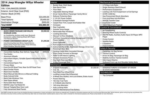 2014 Jeep Wrangler Sport