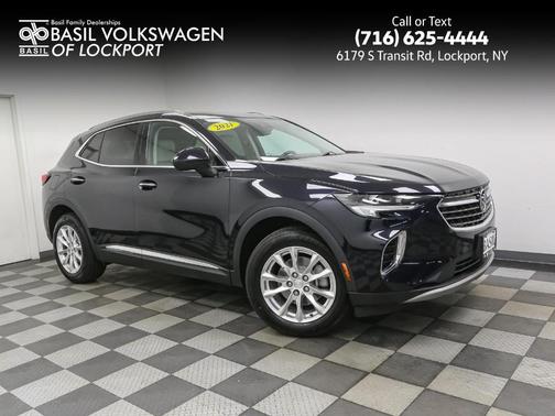 Dark Moon Blue Metallic 2021 Buick Envision Preferred