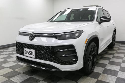Opal White Pearl 2026 Volkswagen Tiguan 2.0T SE R-Line Black