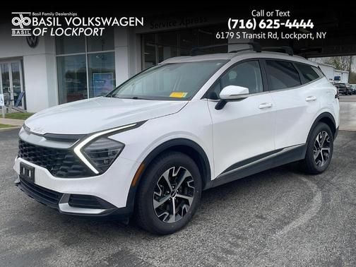 Glacial White Pearl 2024 Kia Sportage EX