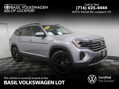 Silver Bird Metallic 2024 Volkswagen Atlas 2.0T SE
