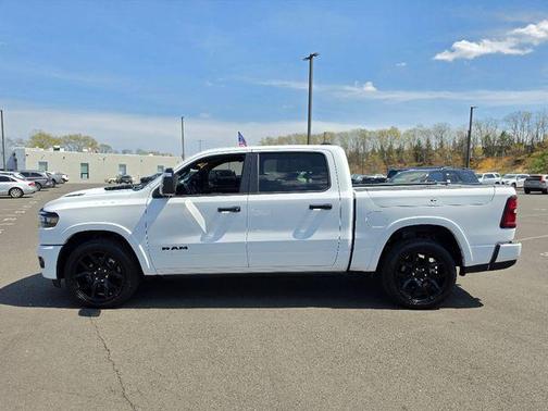 Bright White Clearcoat 2025 RAM 1500 Laramie