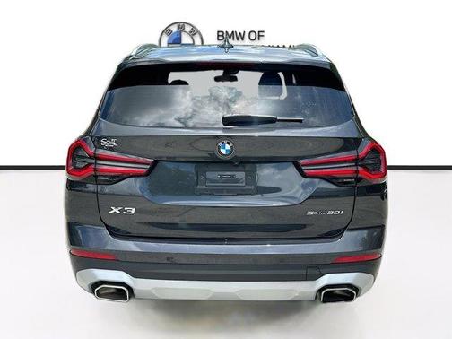 Dark Graphite Metallic 2024 BMW X3 sDrive30i