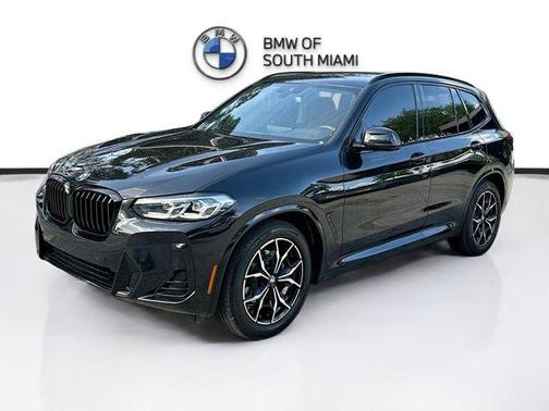 Black Sapphire Metallic 2022 BMW X3 sDrive30i