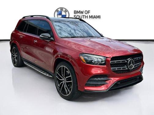 designo Cardinal Red Metallic 2021 Mercedes-Benz GLS 580 Base 4MATIC