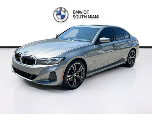 Gray Metallic 2023 BMW 330 i