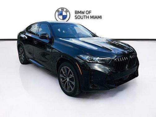 Black Sapphire Metallic 2025 BMW X6 xDrive40i