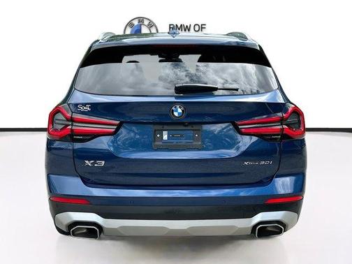 Phytonic Blue Metallic 2024 BMW X3 xDrive30i