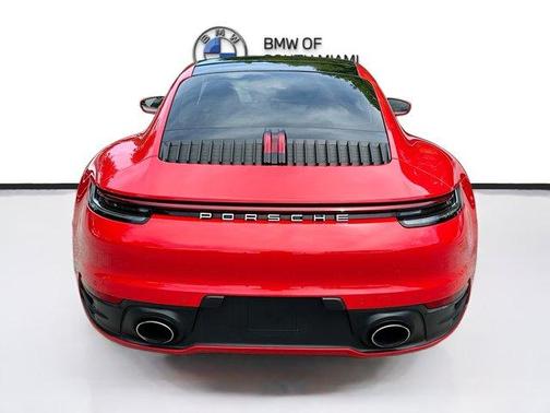 Red 2021 Porsche 911 Carrera 4