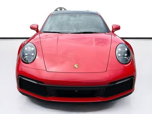 Red 2021 Porsche 911 Carrera 4
